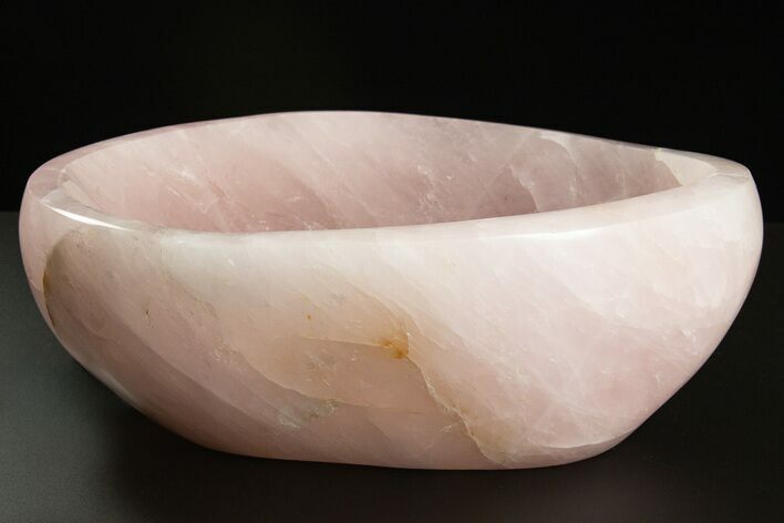 Polished Rose Quartz Bowl #304622